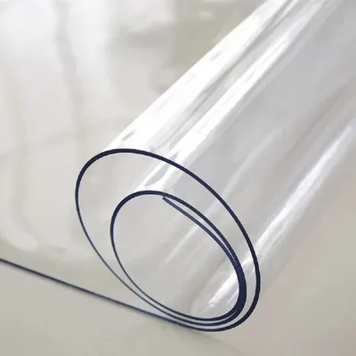 Produktbild von Transparente PVC Tischdecke 2 mm 80 x 200 cm Wasserdicht Schutztischdecke
