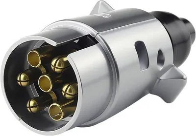 Produktbild von 7-poliger Anhängerstecker wasserdicht - Metall