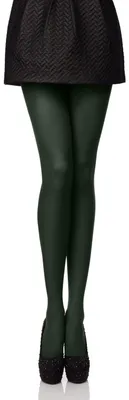 Image de Collants en microfibre pour femmes Antie AN-122 60 DEN (vert foncé, taille L) .