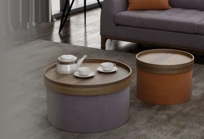 Image de Tables basses rondes Meubles de salon modernes Tables d'appoint