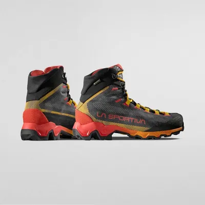 Immagine prodotto di Aequilibrium Hike GTX, Scarpe da montagna, Uomo - La Sportiva, misura:5 2/3 UK / 39, colore:G00Y00-Carbonio/Giallo