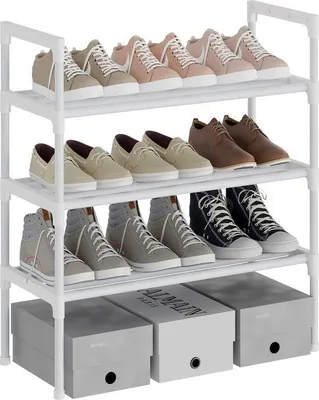 Produktbild von Famanu Schuhschrank Schuhbank Schuhregal - verstellbar, platzsparend