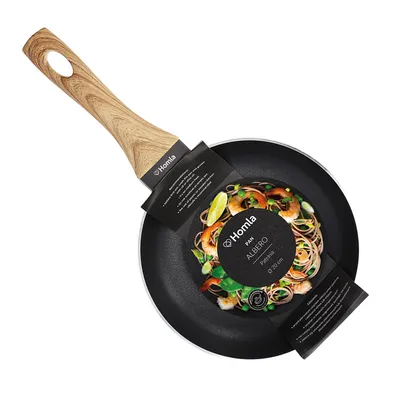 Produktbild von Bratpfanne Antihaft Beschichtung Kratzfest Pfanne  ALBERO  schwarz  20 cm HOMLA