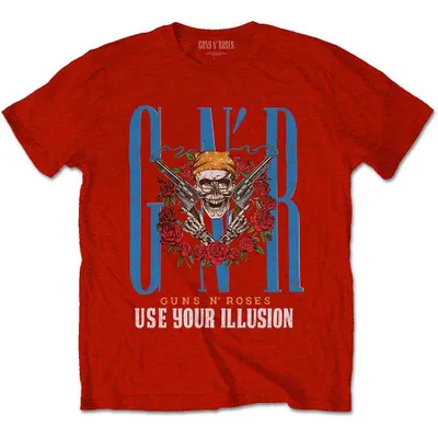 Produktbild von Guns N' Roses Bandana Skull Red L T-Shirt