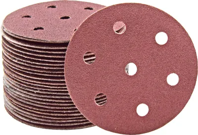 Produktbild von MioTools Fox Klett-Schleifscheiben, 90 mm, 7-Loch, f. Exzenterschleifer, Normalkorund (50 Stk.) K180