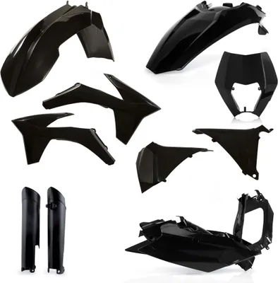 Produktbild von ACERBIS Verkleidungskit 10 Teile Schwarz für KTM