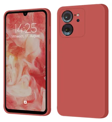 Produktbild von Hülle für Xiaomi 13T / Xiaomi 13T Pro Case Cover Bumper Smartphone Softgrip Schutzhülle Farbe: Rot