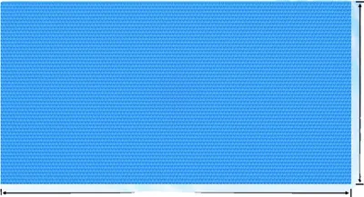 Obrázek produktu pro Solární kryt bazénu, tloušťka fólie, přizpůsobitelný tvar, zabraňuje odpařování vody, 40x20ft 12mil