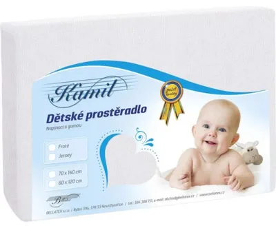 Immagine prodotto di Lenzuolo in jersey per neonati - Bianco - 70x140