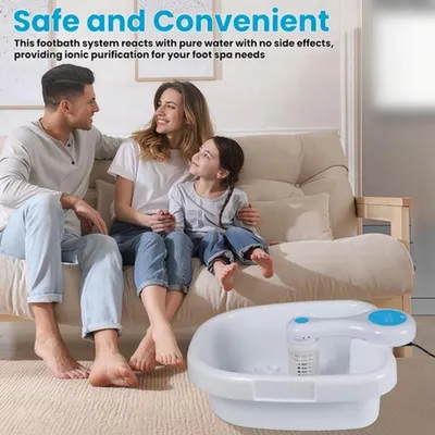 Image de Machine de bain de pieds détoxifiante - Appareil de bain de pieds ionique avec massage vibrant - ABS - 220V