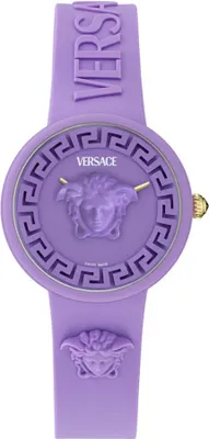Produktbild von Versace VE8J00224 Iconic New Medusa Pop lila Silikon Damen Uhr NEU