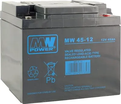 Immagine prodotto di MW 45-12: Batteria AGM 12V/45Ah, 198*166*171 (T16)