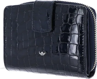 Produktbild von Golden Head Leder Geldbörse Cayenne RFID Protect Billfold Coin Wallet Nightblue dunkelblau