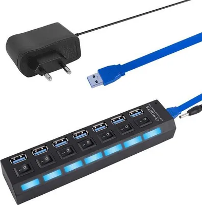 Immagine prodotto di Splitter USB 3.0 con velocità di 5 Gigabit