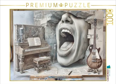 Produktbild von CALVENDO Puzzle Bass im Blut | 1000 Teile Lege-Größe 64x48cm Foto-Puzzle für glückliche Stunden