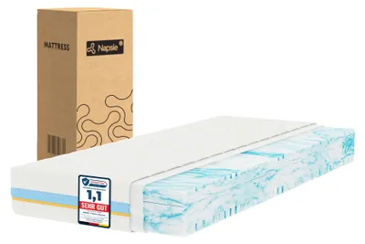 Productafbeelding van NAPSIE Matras, 180x200 cm (Medium stevigheid & Zacht) 7-zone schuimmatras