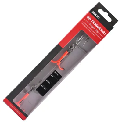 Produktbild von BKK BB Trigger-21 UVO Stinger Rig - Stingerhaken, Ausführung:Gr. 2/0 / für Köderlängen von 22-26cm