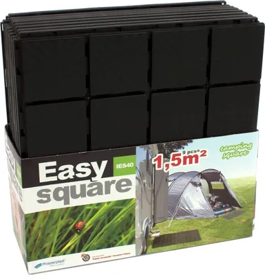 Zdjęcie produktu dla Czarna siatka, moduł przejścia 40x40x2 EASY SQUARE