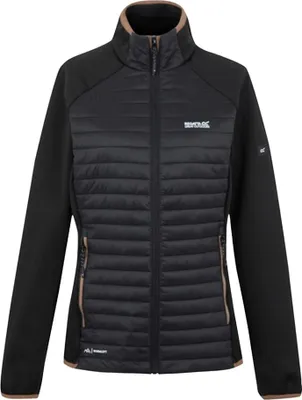 Image de Regatta - Veste hybride "Clumber" pour femme RG12250 (36 FR) (Moka/noir)