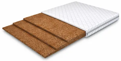 Produktbild von Topper AVIA COCOHART 130 cm – 4 cm – H5 – 3 x Kokos, Abnehmbarer Premium-Viskosebezug, Kokosauflage, Matratzenauflage