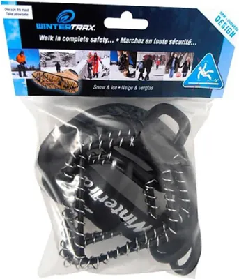 Produktbild von Yaktrax Wintertrax Poly With Straps Inflatable Steigeisen Schwarz Schwarz One Size