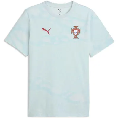 Image de T-shirt à manches courtes Puma Portugal Ftblculture, bleu, taille S, pour homme