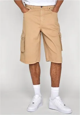 Obrázok produktu pre Pánské kraťasy Urban Classics Washed Workwear Cargo Shorts unionbeige - 40