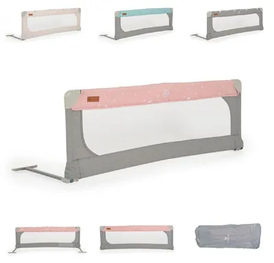 Produktbild von Cangaroo Bettschutzgitter Leinen 130 cm Bettgitter Rausfallschutz Front klappbar