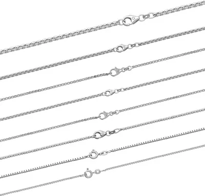Produktbild von Silberkette Venezianerkette Länge 45cm - Breite 1,4mm - 925 Silber
