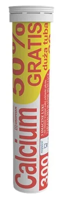 Produktbild von UNIPHAR Calcium 300 Orange Limette 20 Tabletten Mousse