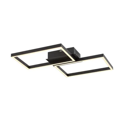 Zdjęcie produktu dla Lampa sufitowa z pilotem LED 40W kolor czarny matowy 71032 Ludano Rabalux