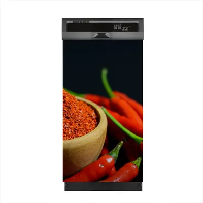 Produktbild von Aufkleber sticker 45x80 cm Dekorative folie Spülmaschine - Paprika Gemüse