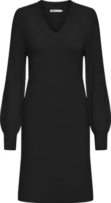 Produktbild von ONLY Strickkleid Midi-Länge V-Ausschnitt Ballonärmel Größe: M