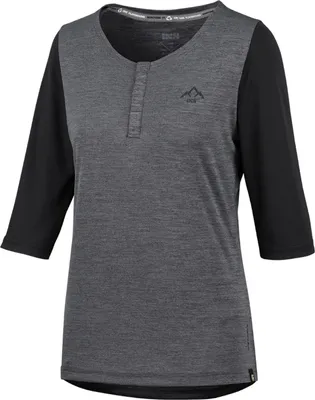 Produktbild von iXS Damen Jersey Carve X Henley , Graphit Schwarz, 34