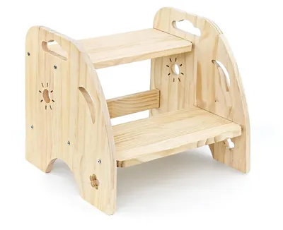 Immagine prodotto di Sgabello per bambini in legno con altezze regolabili