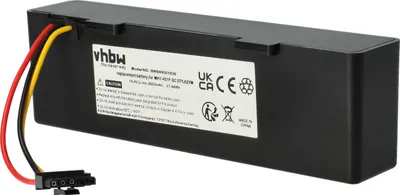 Produktbild von vhbw Akku Ersatz für Xiaomi MH1-4S1P-SC, STYJ02YM für Saugroboter (2600 mAh, 14,4 V, Li-Ion)