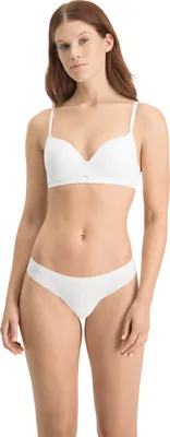 Produktbild von PUMA Damen Bra Sport-BH, Weiß, 75D EU