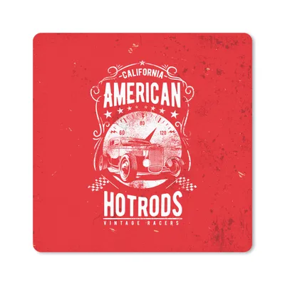 Produktbild von MuchoWow® Mauspad Mousepad Oldtimer - Auto - Amerika 20x20 cm - Mousepads - Maus Mat - Pad - Mausunterlage - Desk Mat - Bureauartikeln