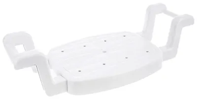 Immagine prodotto di Sedile da bagno regolabile bianco, 58-77 cm, in plastica resistente