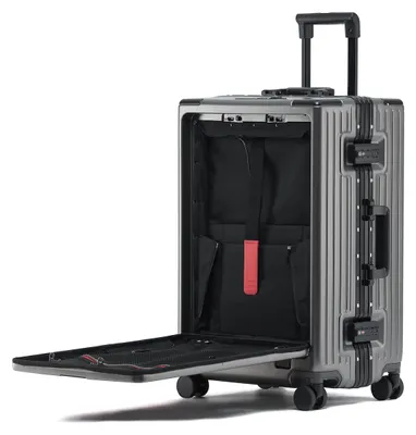 Productafbeelding van Handbagage met laptopvak en USB/Type-C, Ruimtegrijs, 55 cm