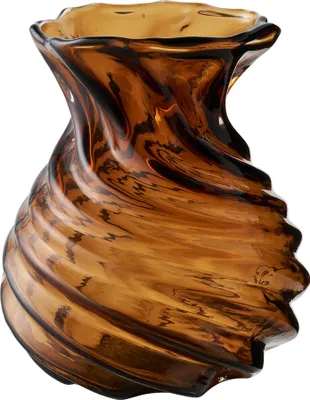 Image de Ruth vase Ø16 cm brun.