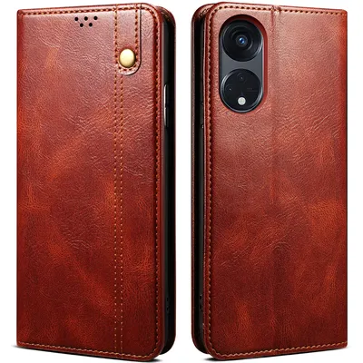 Image de Etui pour OPPO A98 5G/ Reno8 T 5G, étui en cuir avec fonction stand rouge
