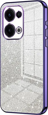 Produktbild von Glitzer Hülle für Oppo Reno13 - Phonesta Crystal Sparkle Silikon Back Cover - Lila