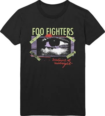Produktbild von Foo Fighters Medicine At Midnight Taped Black S T-Shirt