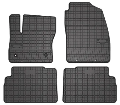 Image de Tapis de sol en caoutchouc pour Ford C-MAX MK2 2011-2015 (monospace) – 4 pièces, noirs, sur mesure