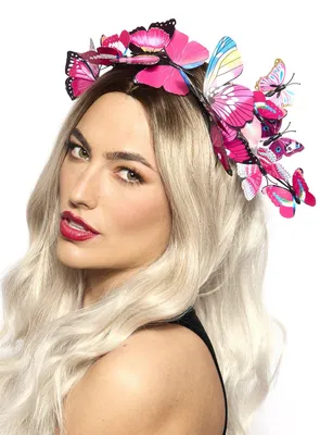 Produktbild von Pink Butterfly Kopfschmuck