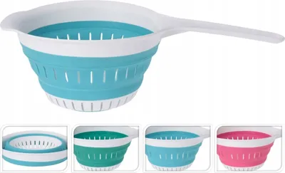 Immagine prodotto di Colino da cucina pieghevole in plastica 37x19x10,5 cm