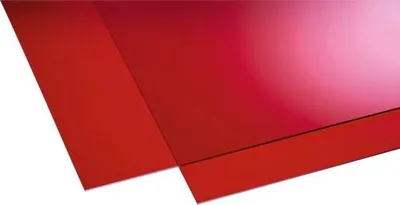 Obrázek produktu pro Plexisklo GUTTA akrylátové 500 x 250 x 3 mm hladké, červené