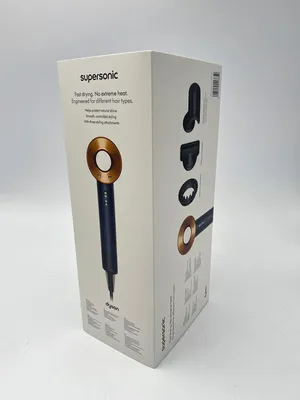 Image de Dyson 113277-01 Dyson Supersonic Straight + Wavy Blue/Copper