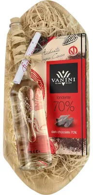 Produktbild von Präsent 'Vatis Grappa Genuß' Grappa Chardonny & Schoko